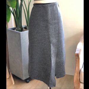 Zara asymmetrical grey skirt